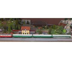 Model osobního vozu 1. tř. Y-B 70, ČD, V. epocha