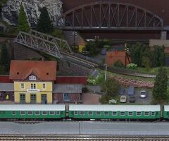 Model osobního vozu 1. tř. Y-B 70, ČD, V. epocha